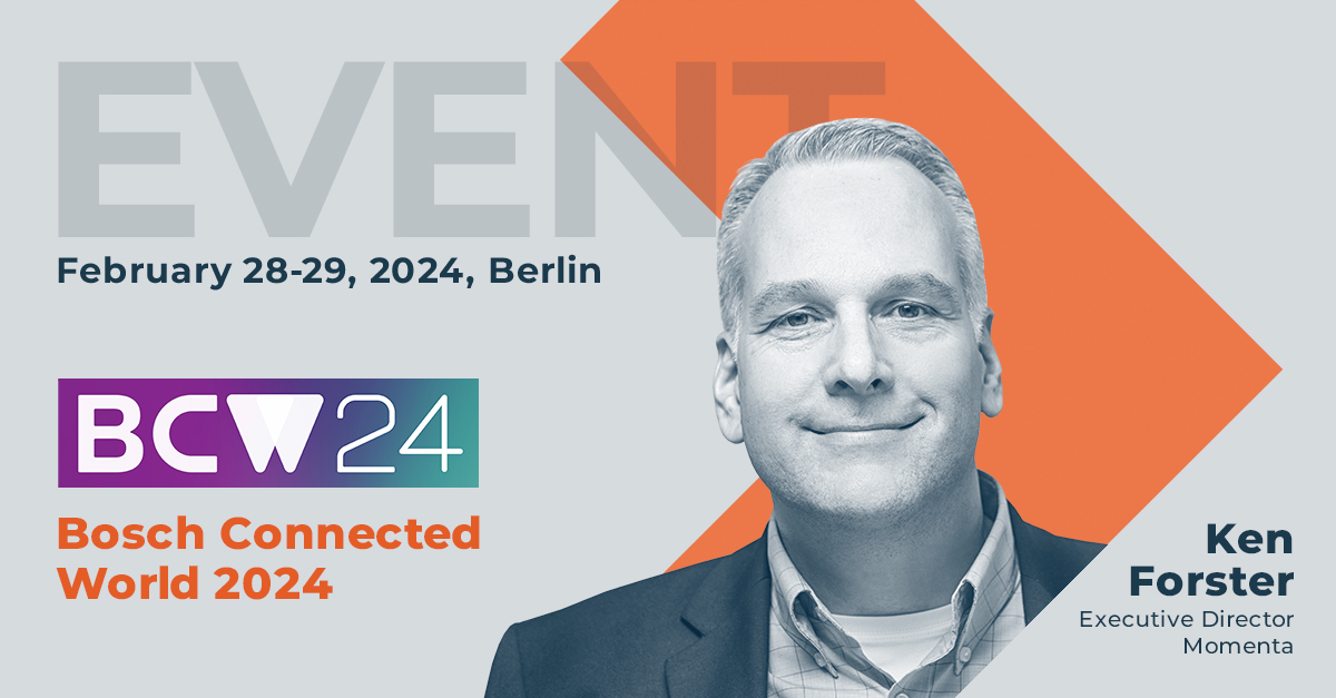 Ken Forster Bosch Connected World 2024 Momenta